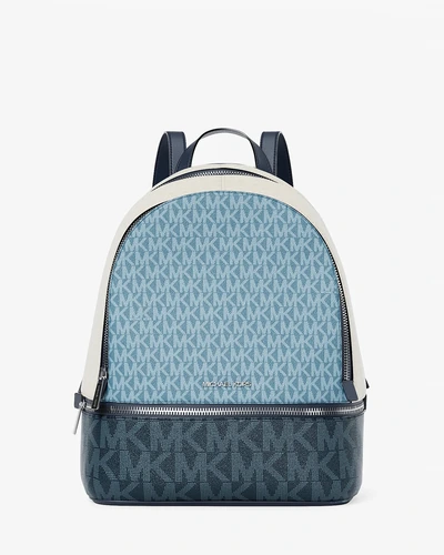 Michael Kors Rhea — средний рюкзак с логотипом в цветовых блоках