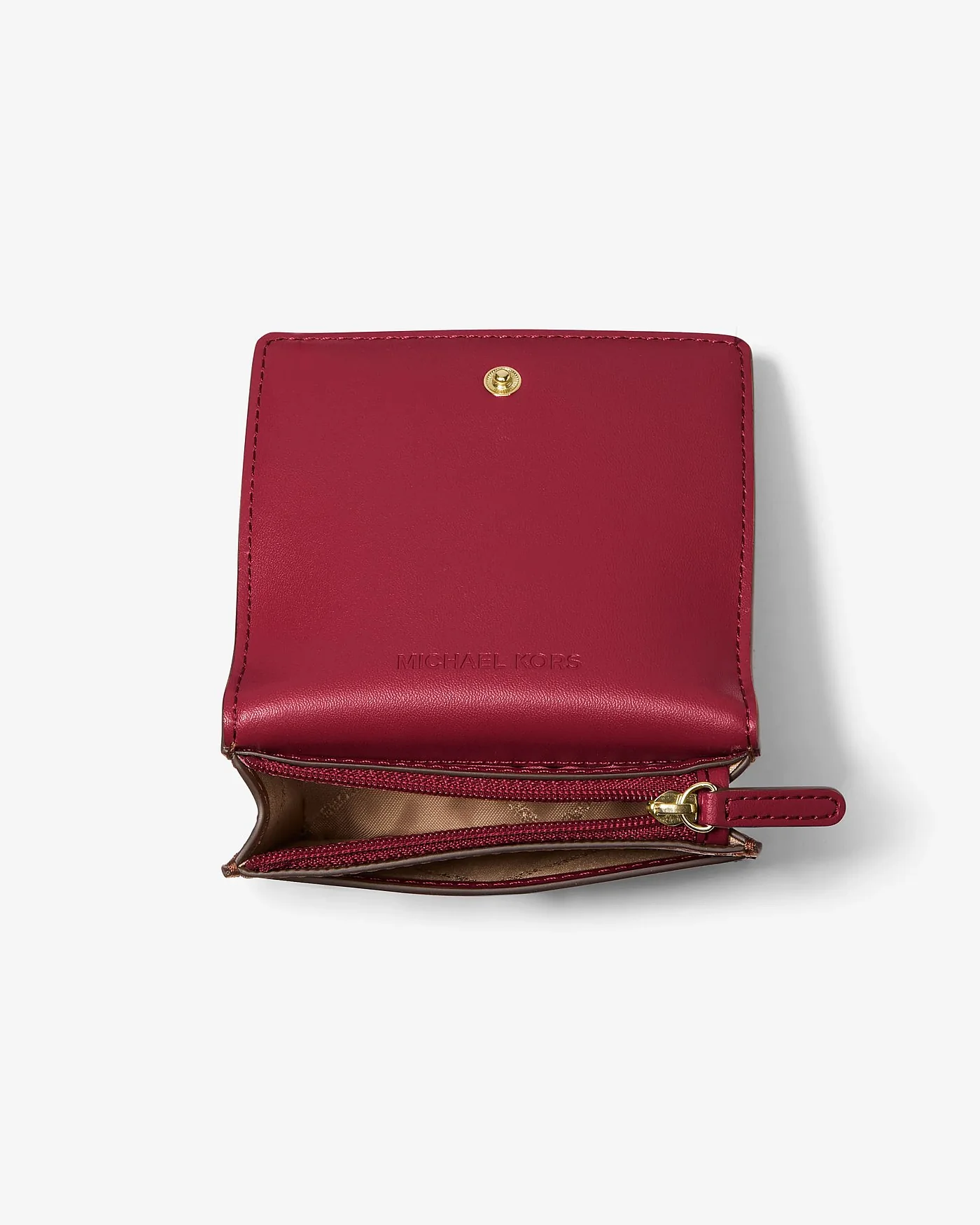 Кошелек Michael Kors Carson Small из зернёной кожи — 2