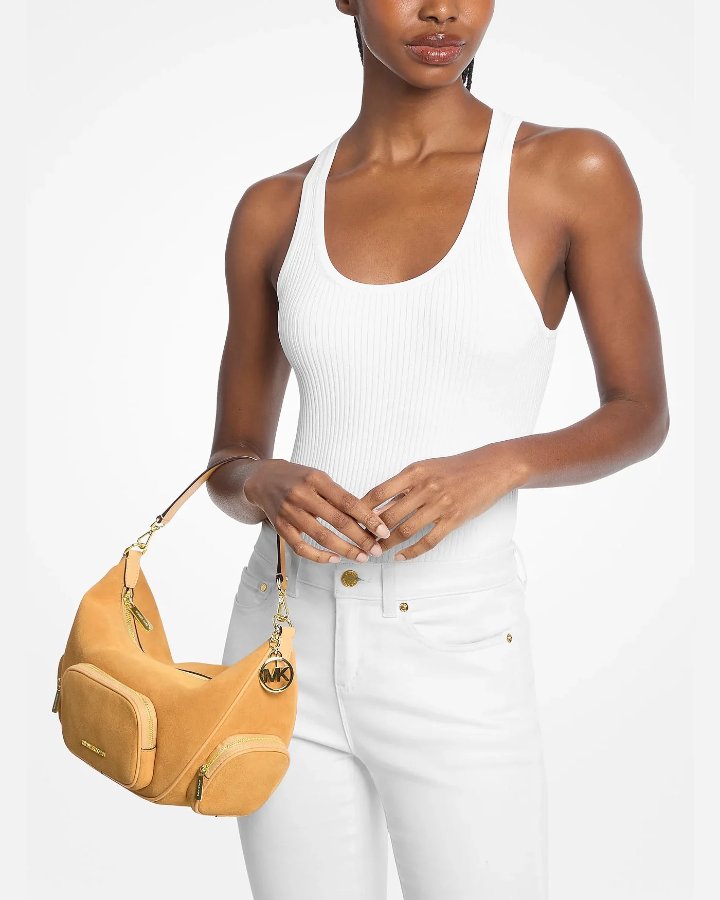 Сумка на плечо Merritt Medium Suede Convertible — 3