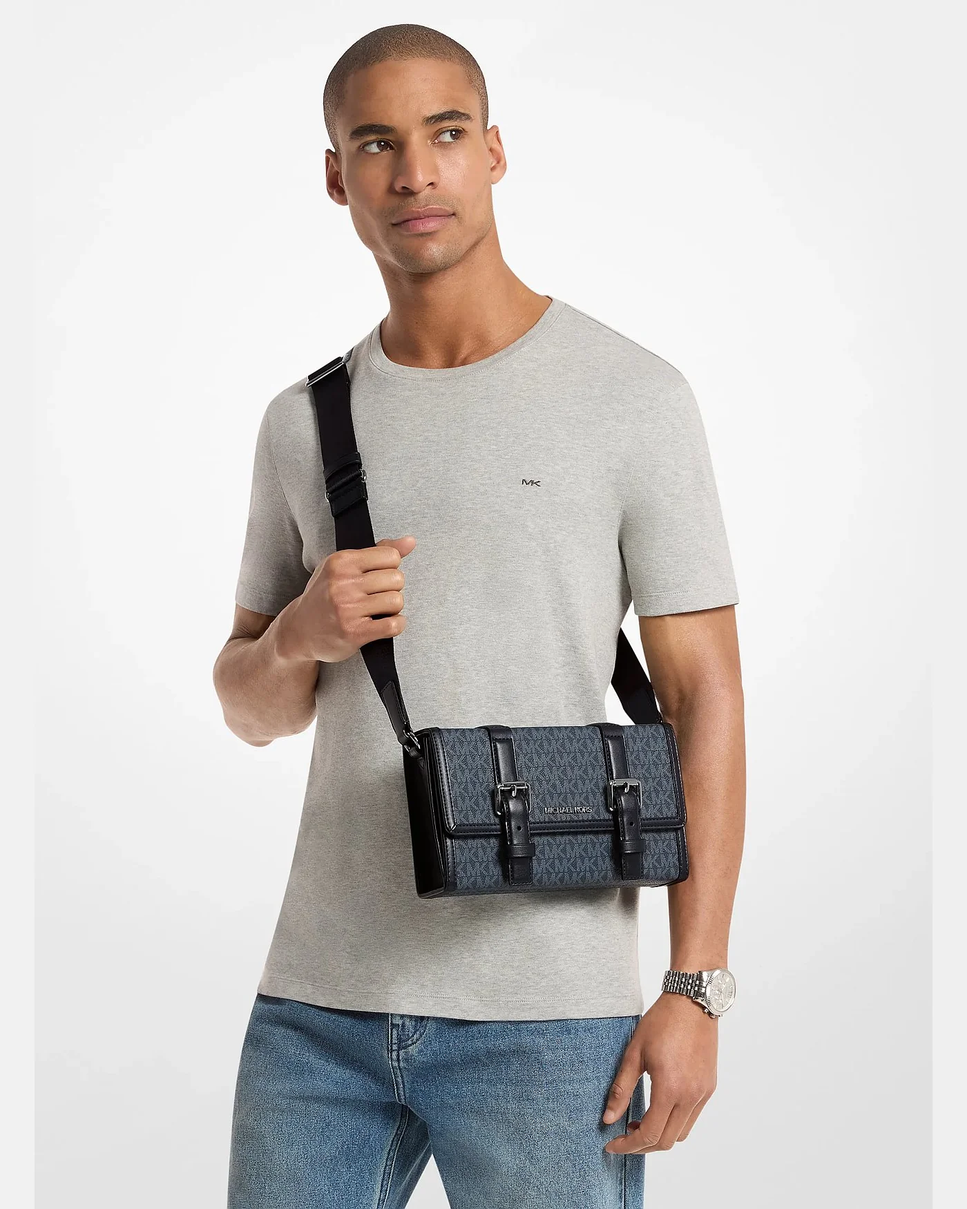 Сумка кроссбоди Michael Kors Cooper с фирменным логотипом — 3