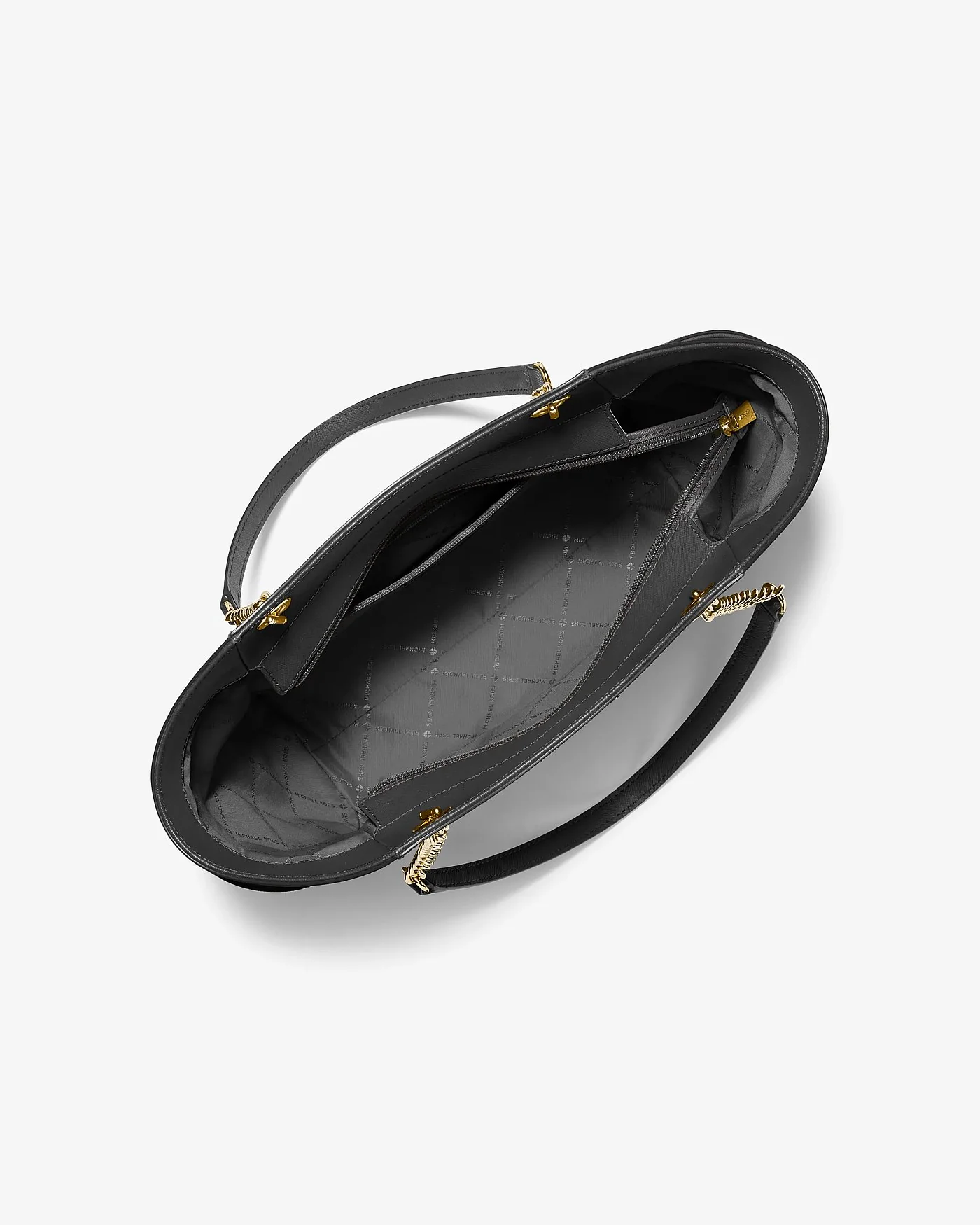 Michael Kors сумка на плечо Jet Set Large из кожи сафьяно — 2