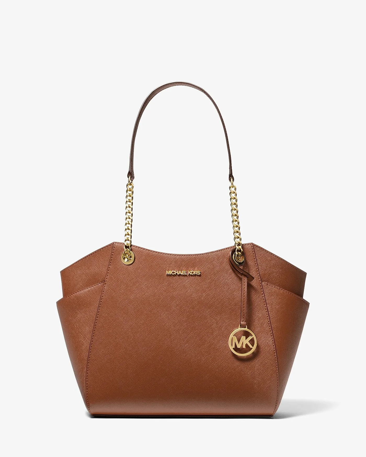 Michael Kors сумка на плечо Jet Set Large из кожи сафьяно — 1