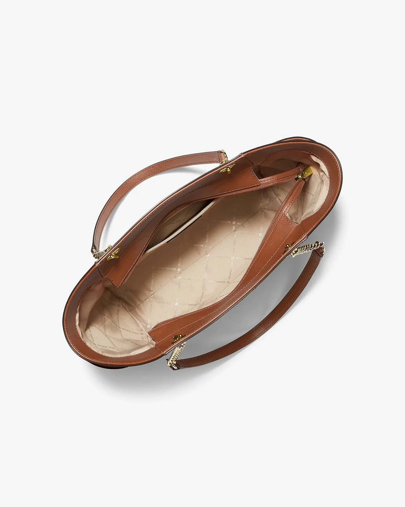 Michael Kors сумка на плечо Jet Set Large из кожи сафьяно — 2