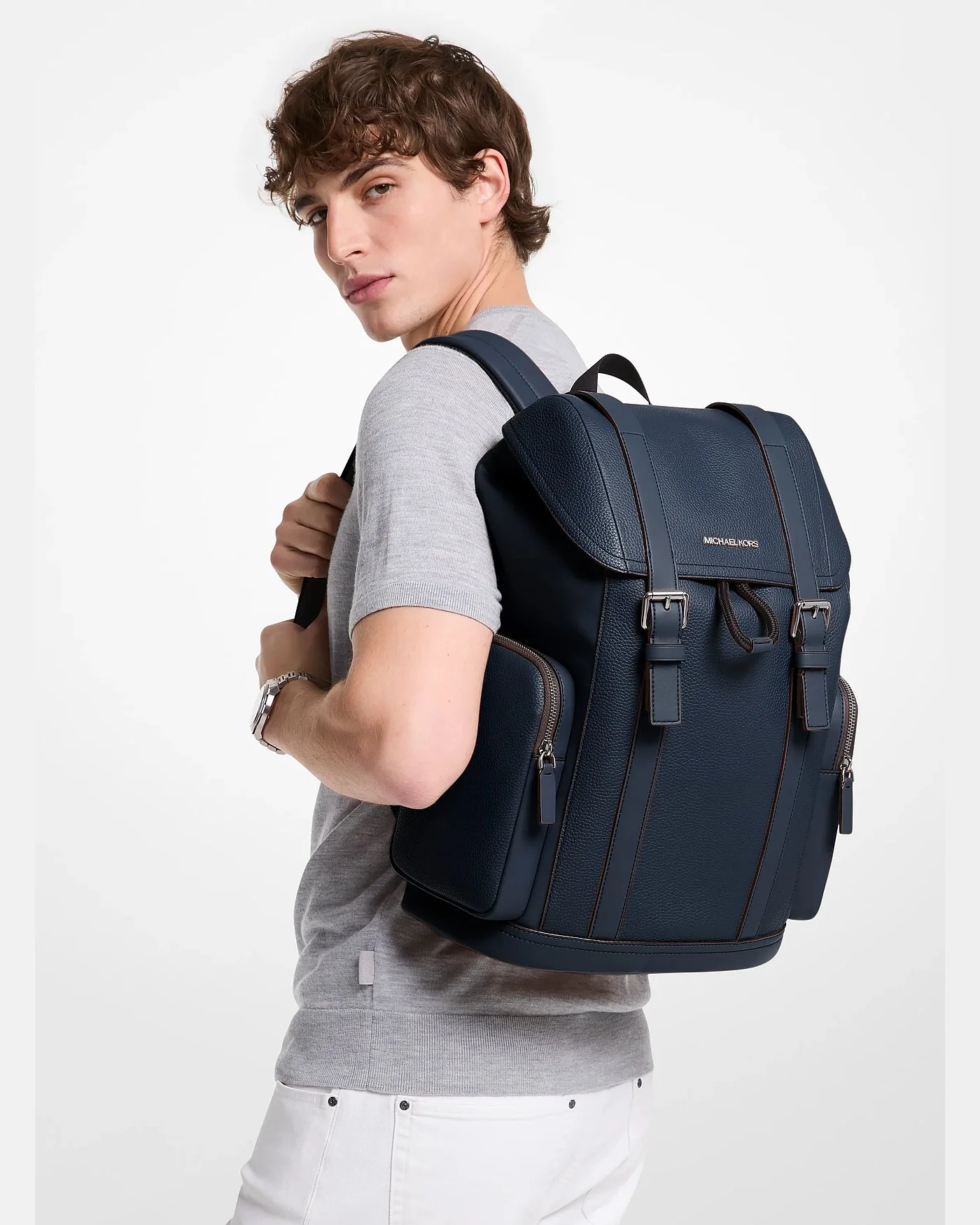 Рюкзак Michael Kors Cooper из зернистой кожи — 4