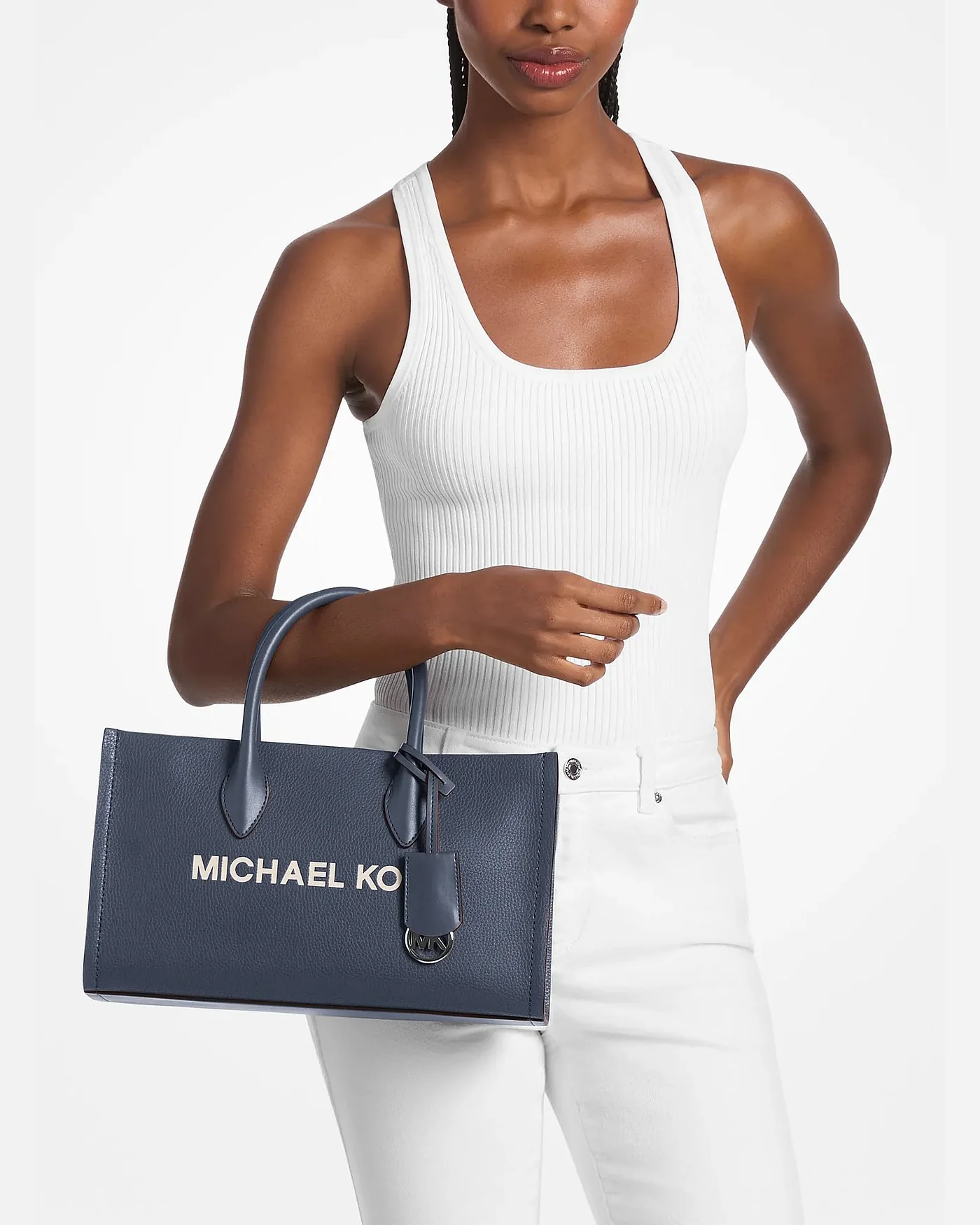 Michael Kors сумка-сэтчел Mirella Medium из зернистой кожи — 4