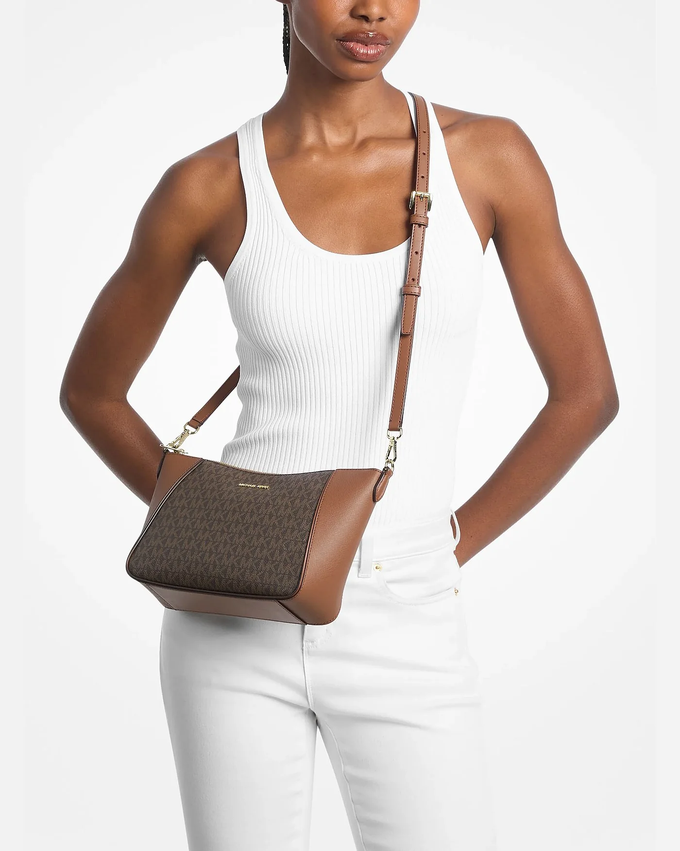 Michael Kors сумка-тоут Jet Set Travel 3-в-1 с фирменным логотипом — 4