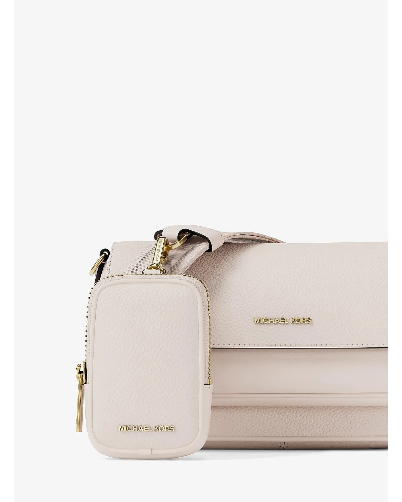 Michael Kors сумка-кроссбоди Jet Set Travel Small из зернистой кожи со съёмным чехлом — 6