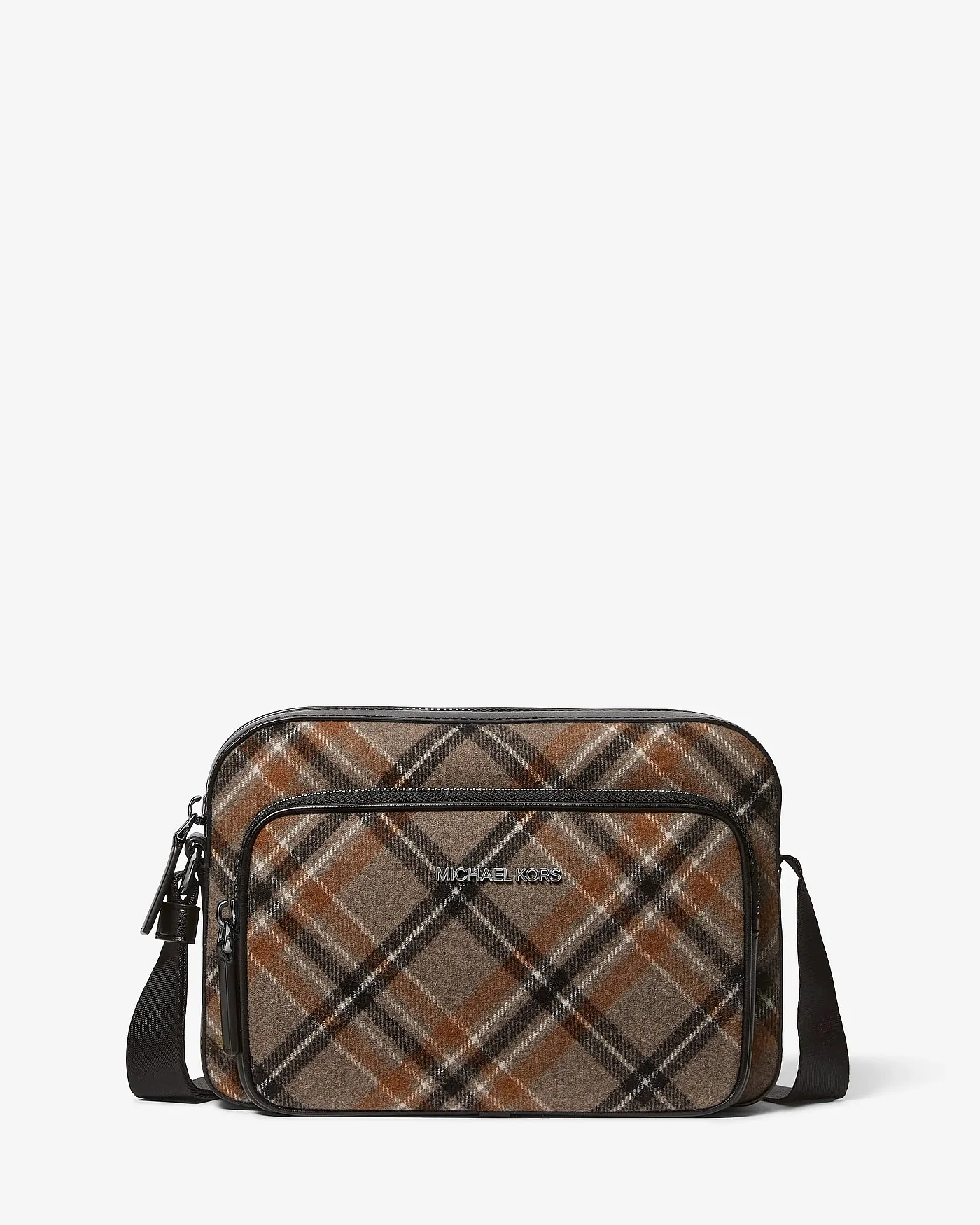 Сумка Cooper Flight Bag из шерсти в клетку — 1