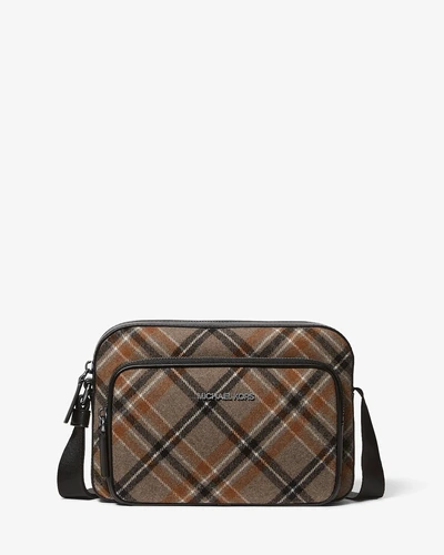 Сумка Cooper Flight Bag из шерсти в клетку