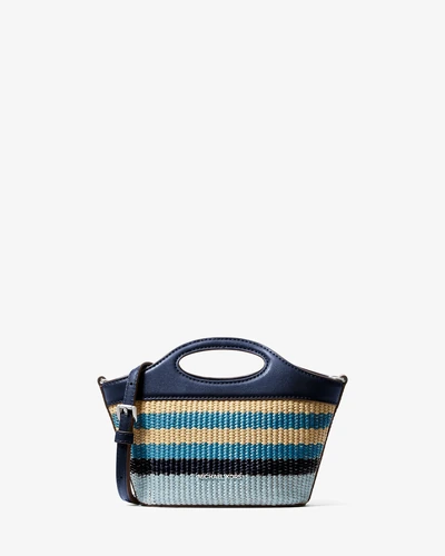 Michael Kors плетёная сумка-кроссбоди Tatum Small в полоску