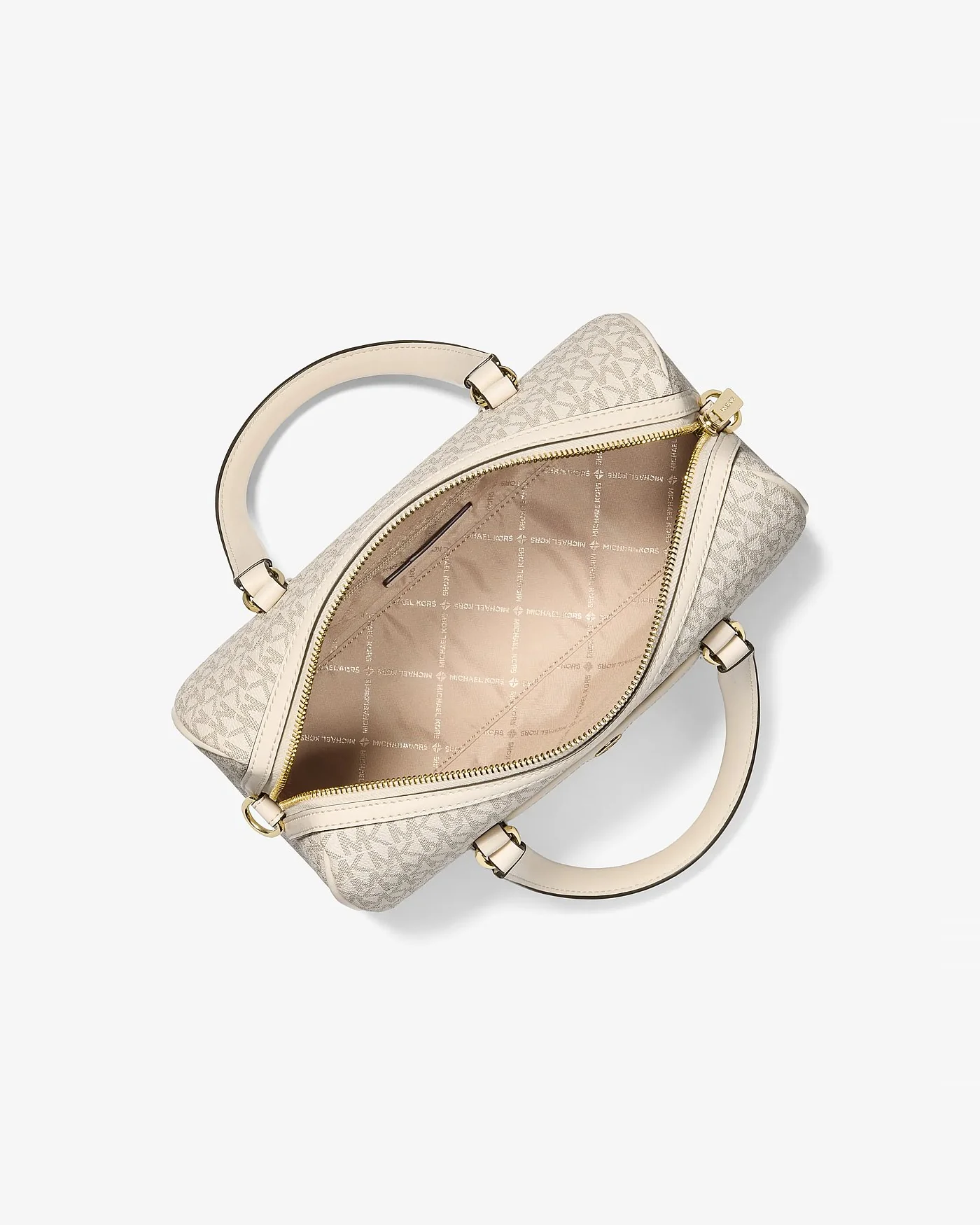 Сумка-кроссбоди Michael Kors Jet Set Travel светло-кремовая мульти — 2