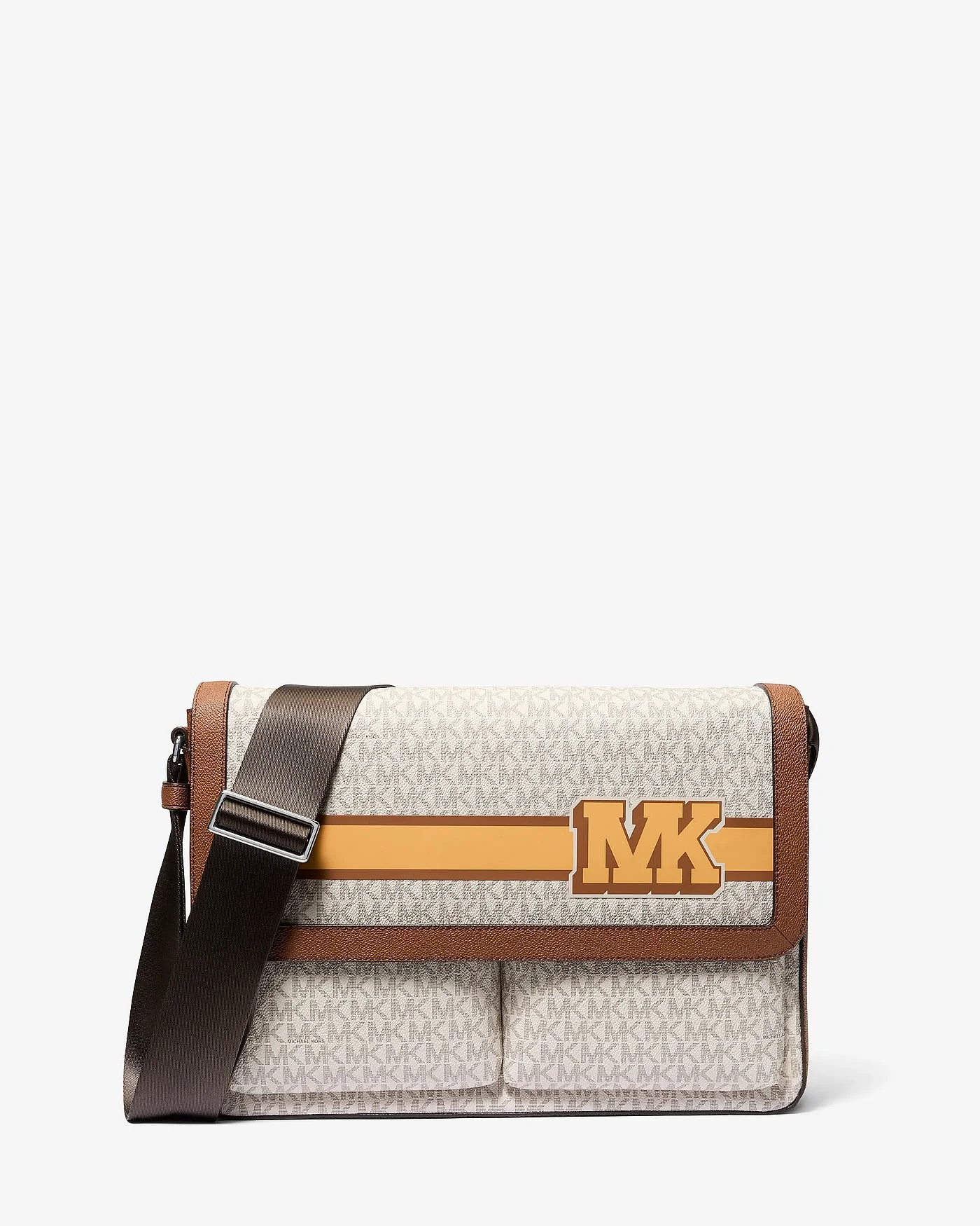 Сумка-мессенджер Michael Kors Pacey с декоративной отделкой и логотипом — 1
