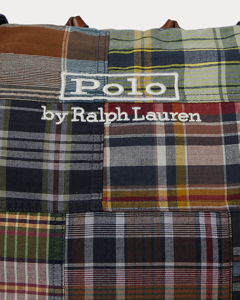 Сумка-дафл Ralph Lauren Patchwork Madras Duffel — 5