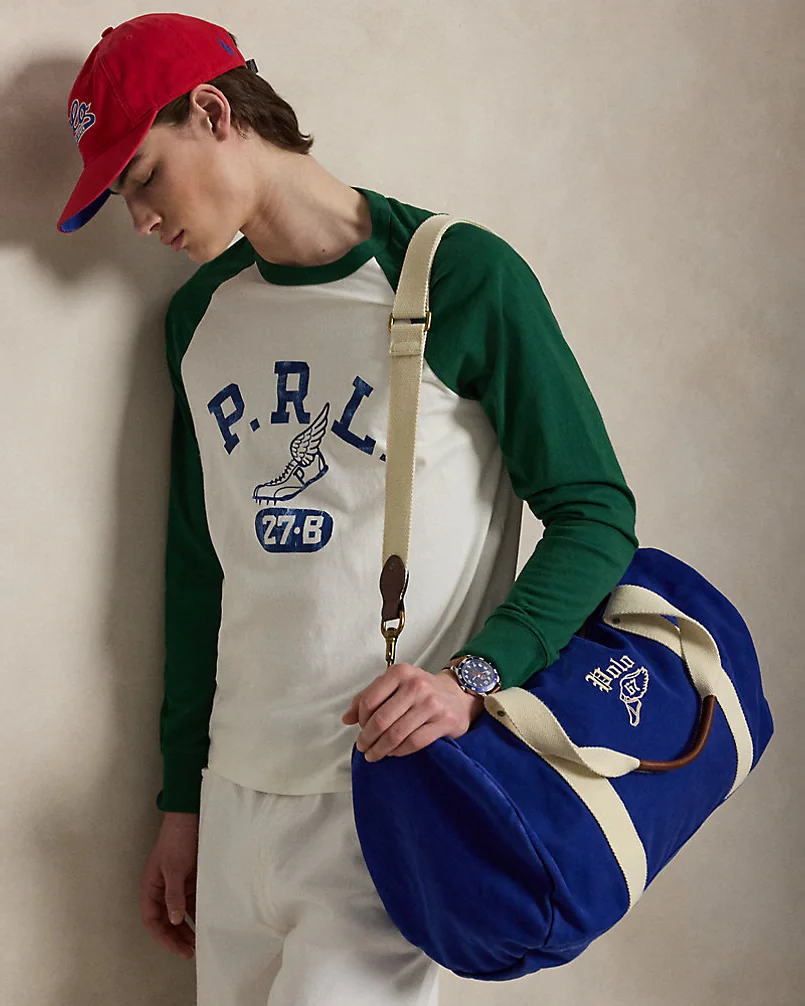 Сумка-дафл Ralph Lauren Embroidered Canvas Duffel — 6