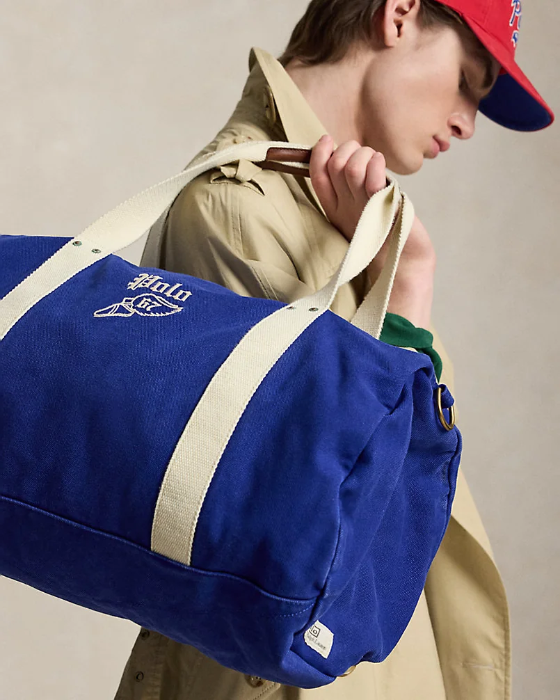 Сумка-дафл Ralph Lauren Embroidered Canvas Duffel — 7