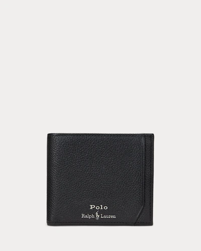 Кожаный бумажник Ralph Lauren с фактурной поверхностью