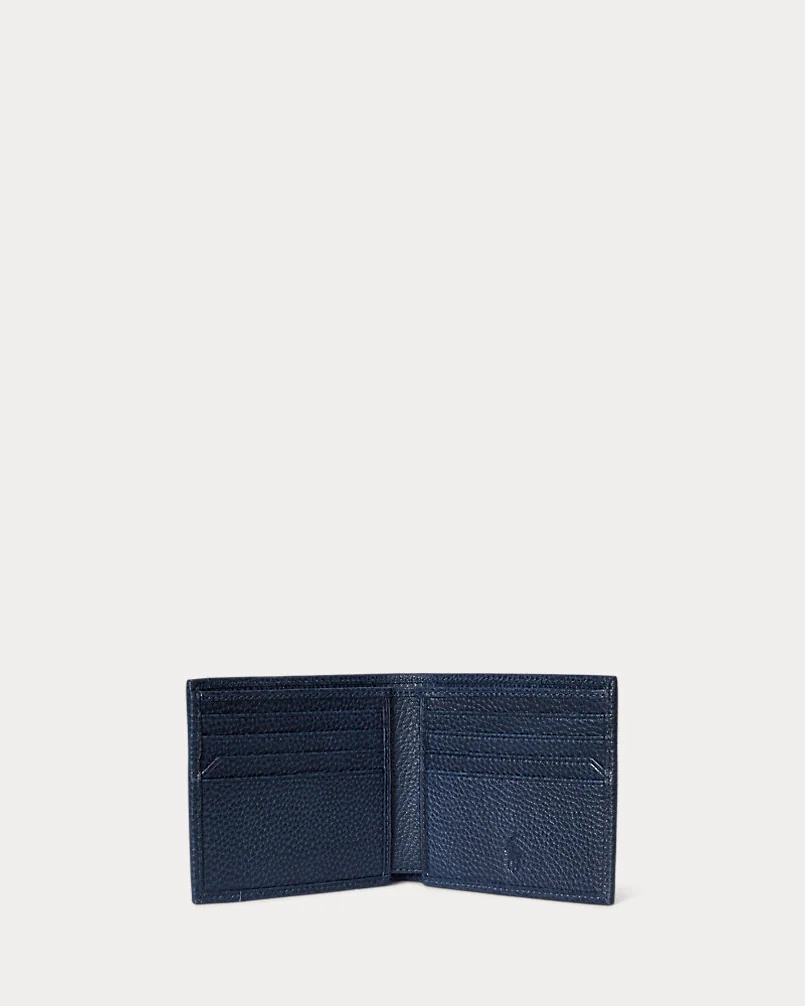 Кожаный бумажник Ralph Lauren с фактурной поверхностью — 3