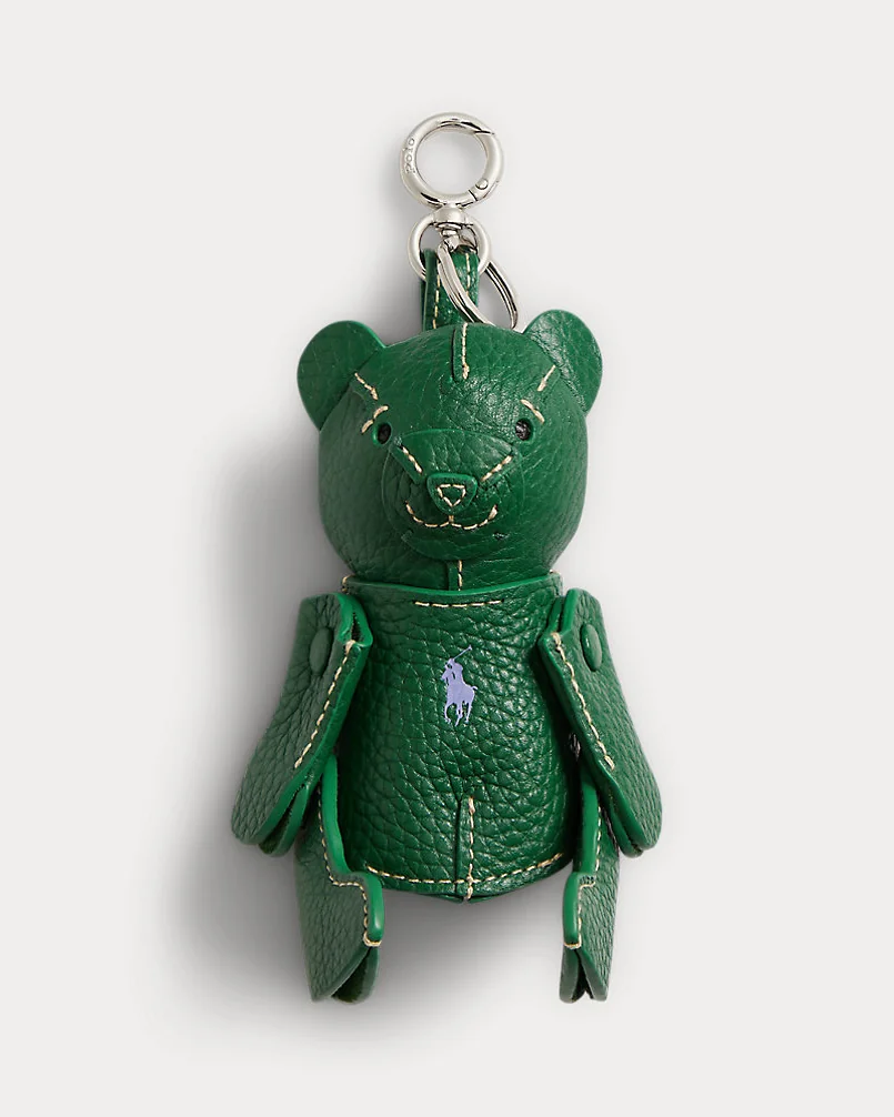 Кожаный брелок Polo Bear для сумки — 1