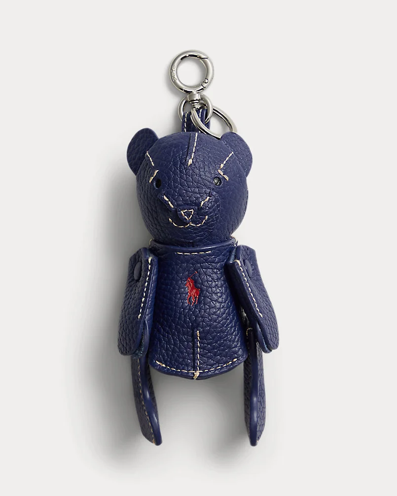 Кожаный брелок Polo Bear для сумки — 1