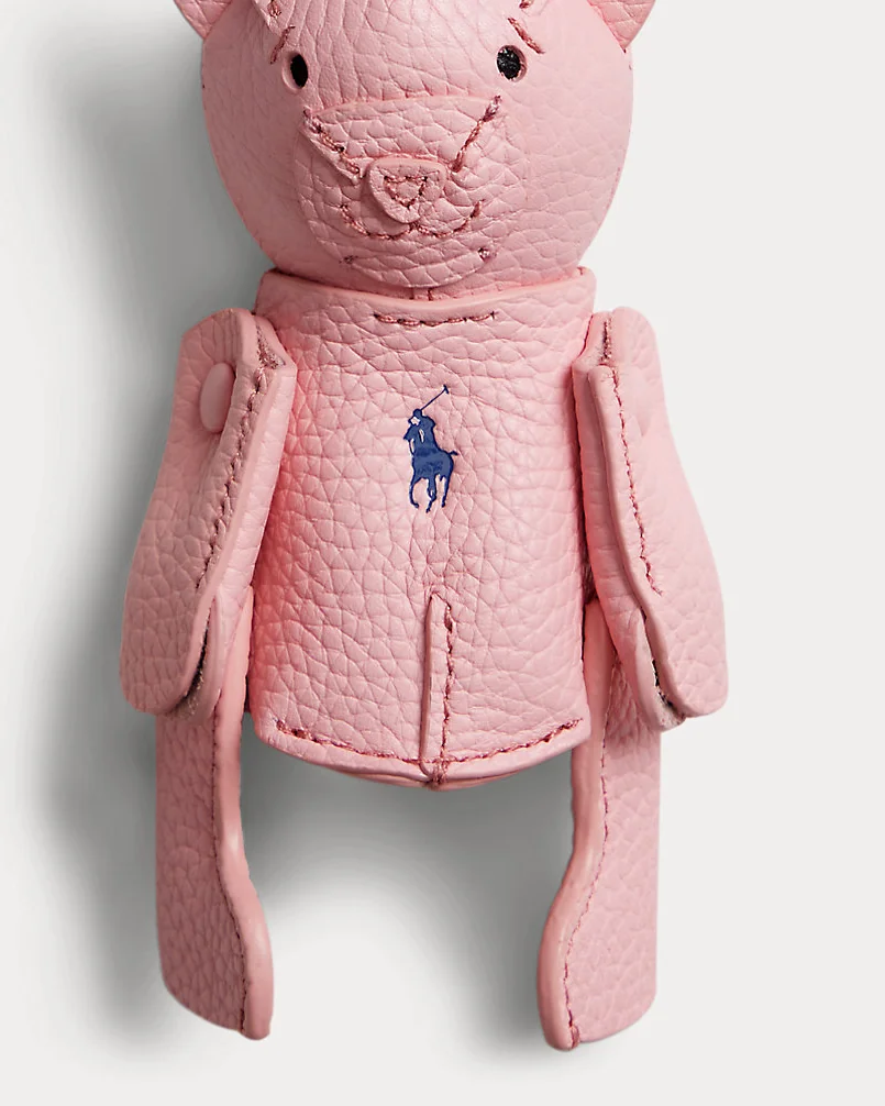 Кожаный брелок Polo Bear для сумки — 3
