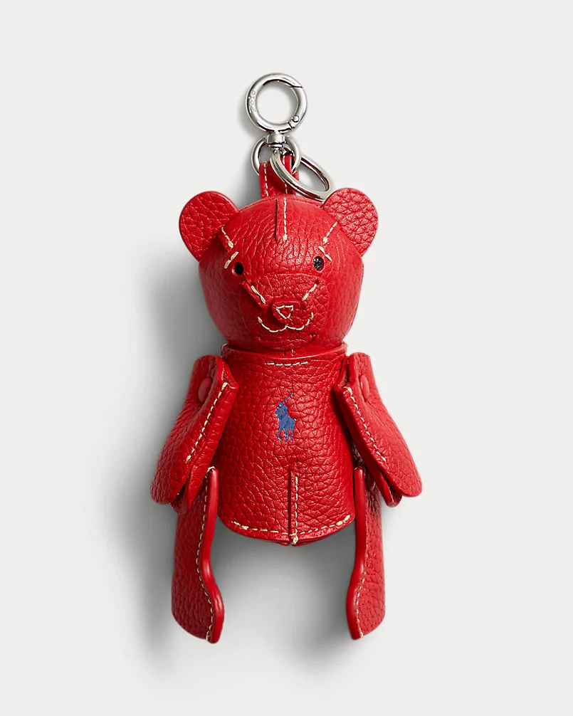 Кожаный брелок Polo Bear для сумки — 1