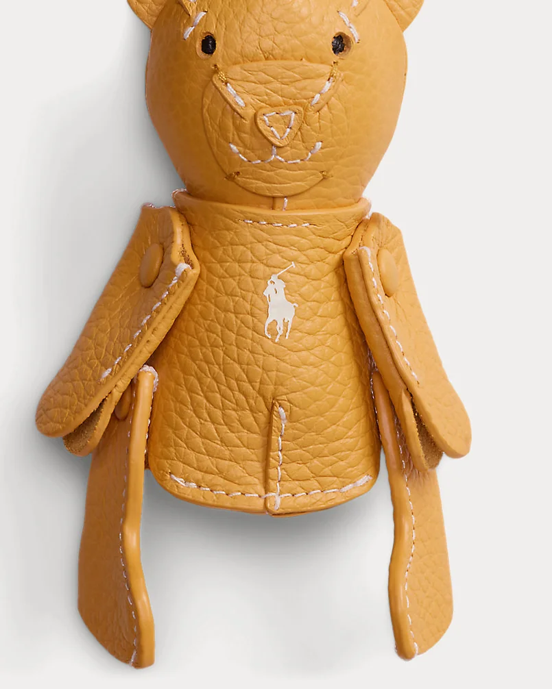 Кожаный брелок Polo Bear для сумки — 3