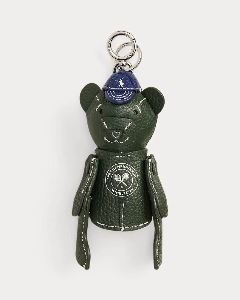 Кожаный брелок для сумки Ralph Lauren Polo Bear — 1