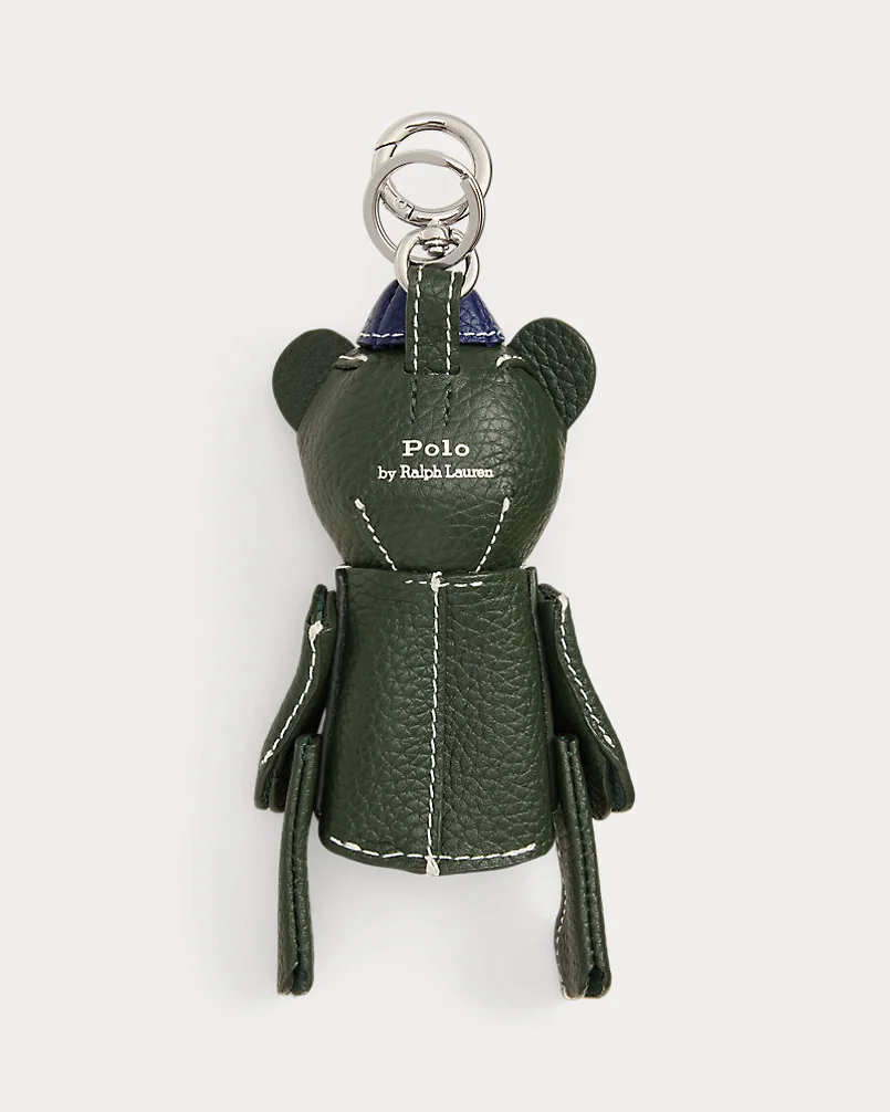 Кожаный брелок для сумки Ralph Lauren Polo Bear — 2