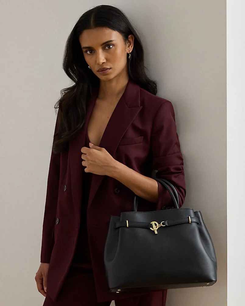 Сатчел Ralph Lauren Leather Large Blaike Satchel — 7