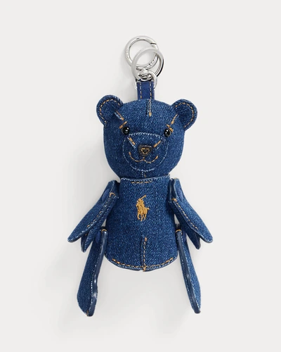Брелок-подвеска Polo Bear из денима