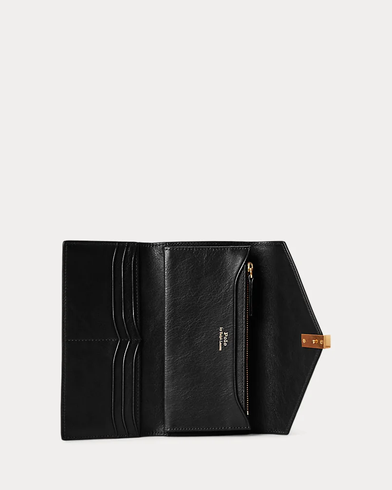 Кожаный кошелёк Ralph Lauren Polo ID Leather Wallet — 3