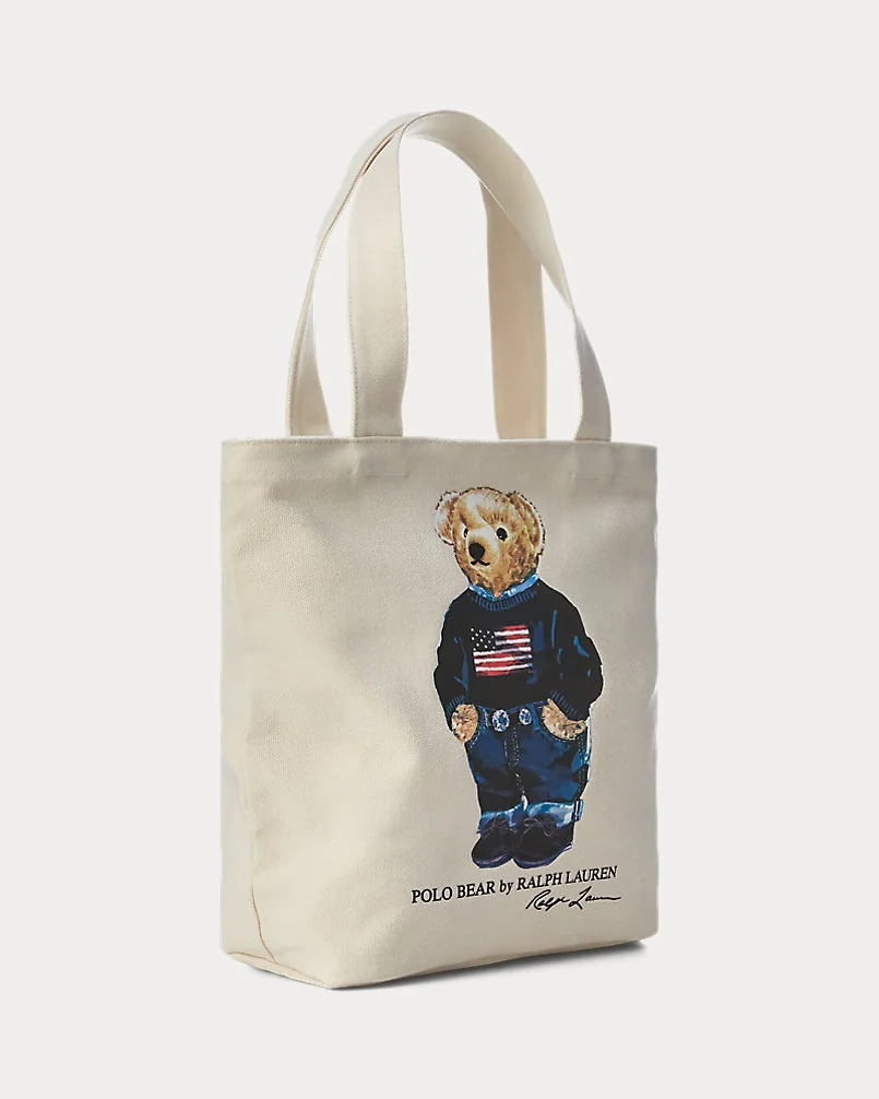 Канвас-сумка Ralph Lauren Polo Bear Cotton Canvas Tote — 2