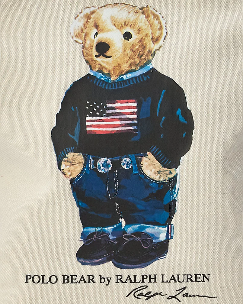 Канвас-сумка Ralph Lauren Polo Bear Cotton Canvas Tote — 5