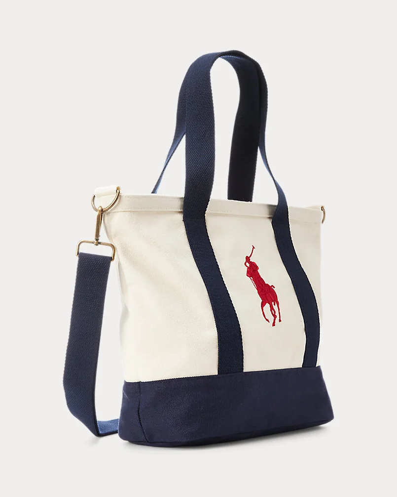 Канвас-сумка Ralph Lauren Big Pony Cotton Canvas Tote — 2