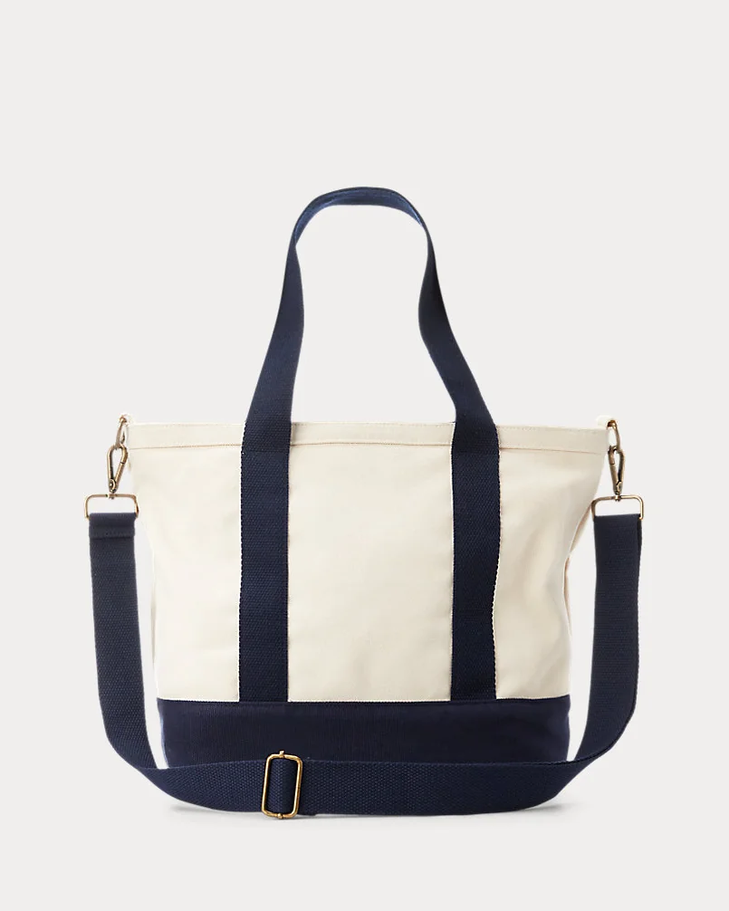 Канвас-сумка Ralph Lauren Big Pony Cotton Canvas Tote — 3