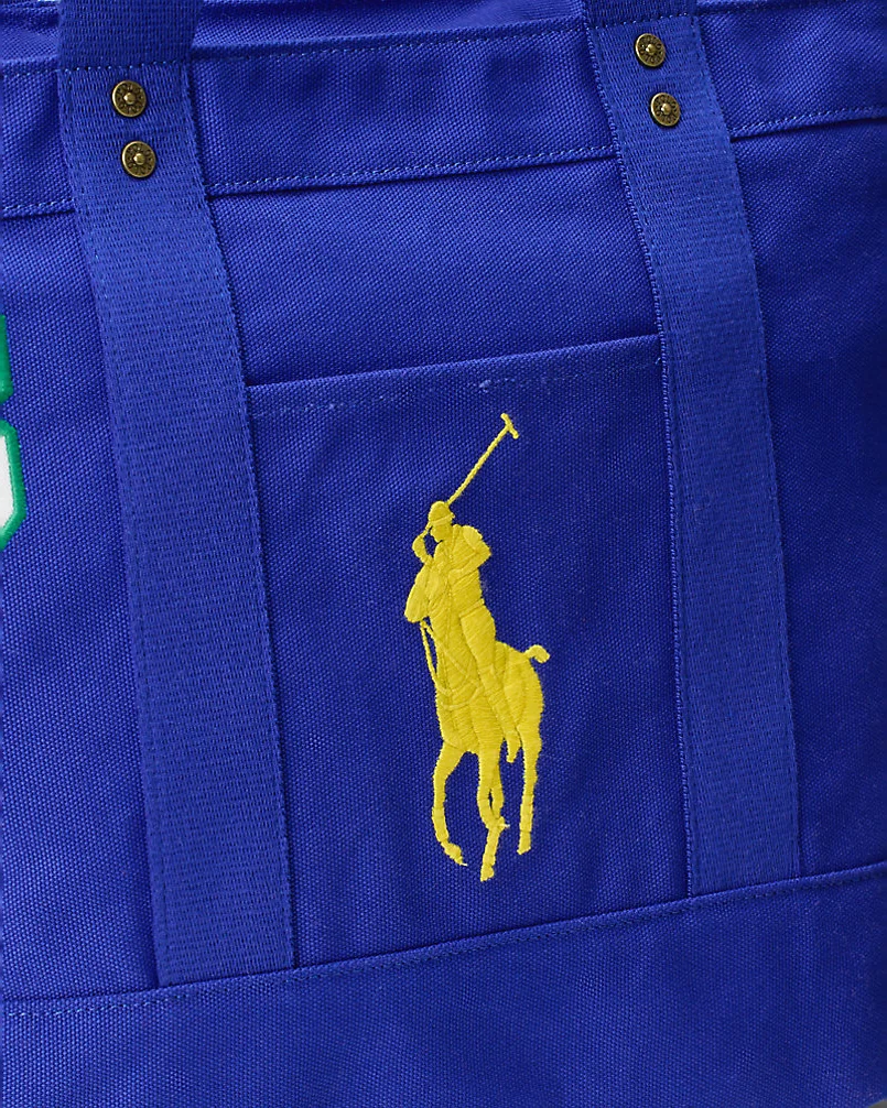 Сумка-тоут Ralph Lauren Big Pony Cotton Canvas Large Tote — 5