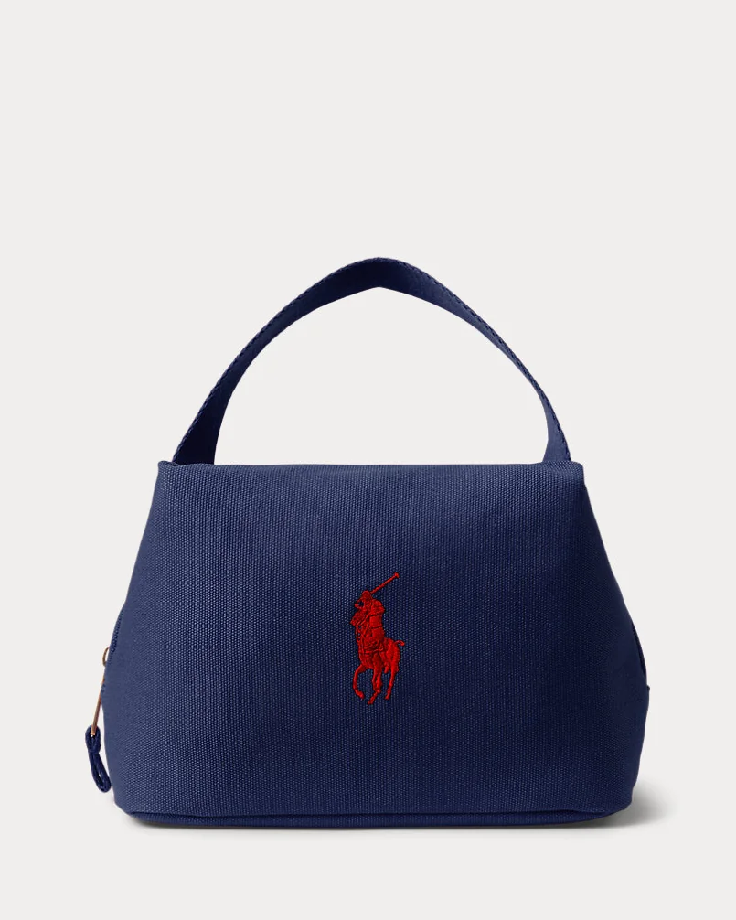 Сумка-ланчбокс Ralph Lauren Big Pony Insulated Canvas Lunch Tote — 1