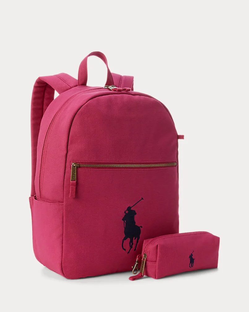 Канвас-рюкзак Ralph Lauren Big Pony Canvas Large Backpack — 2