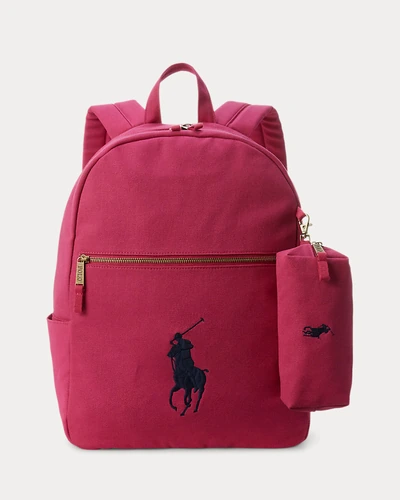 Канвас-рюкзак Ralph Lauren Big Pony Canvas Large Backpack