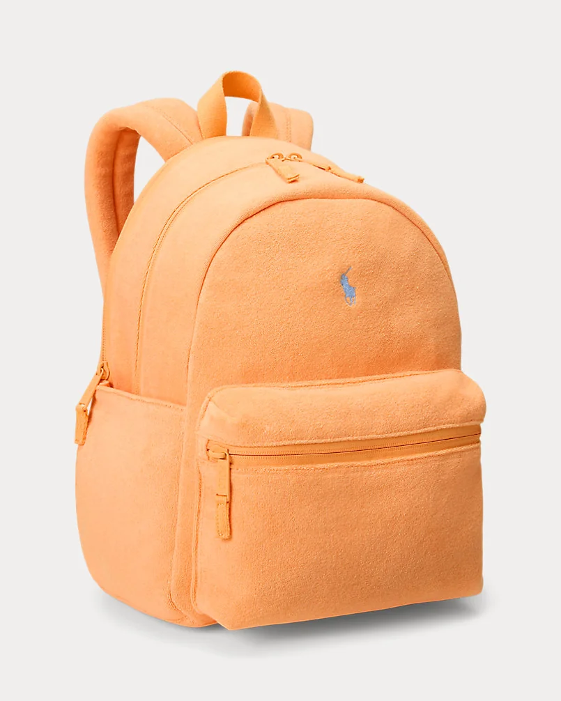 Рюкзак Ralph Lauren из махровой ткани оранжевый — 2