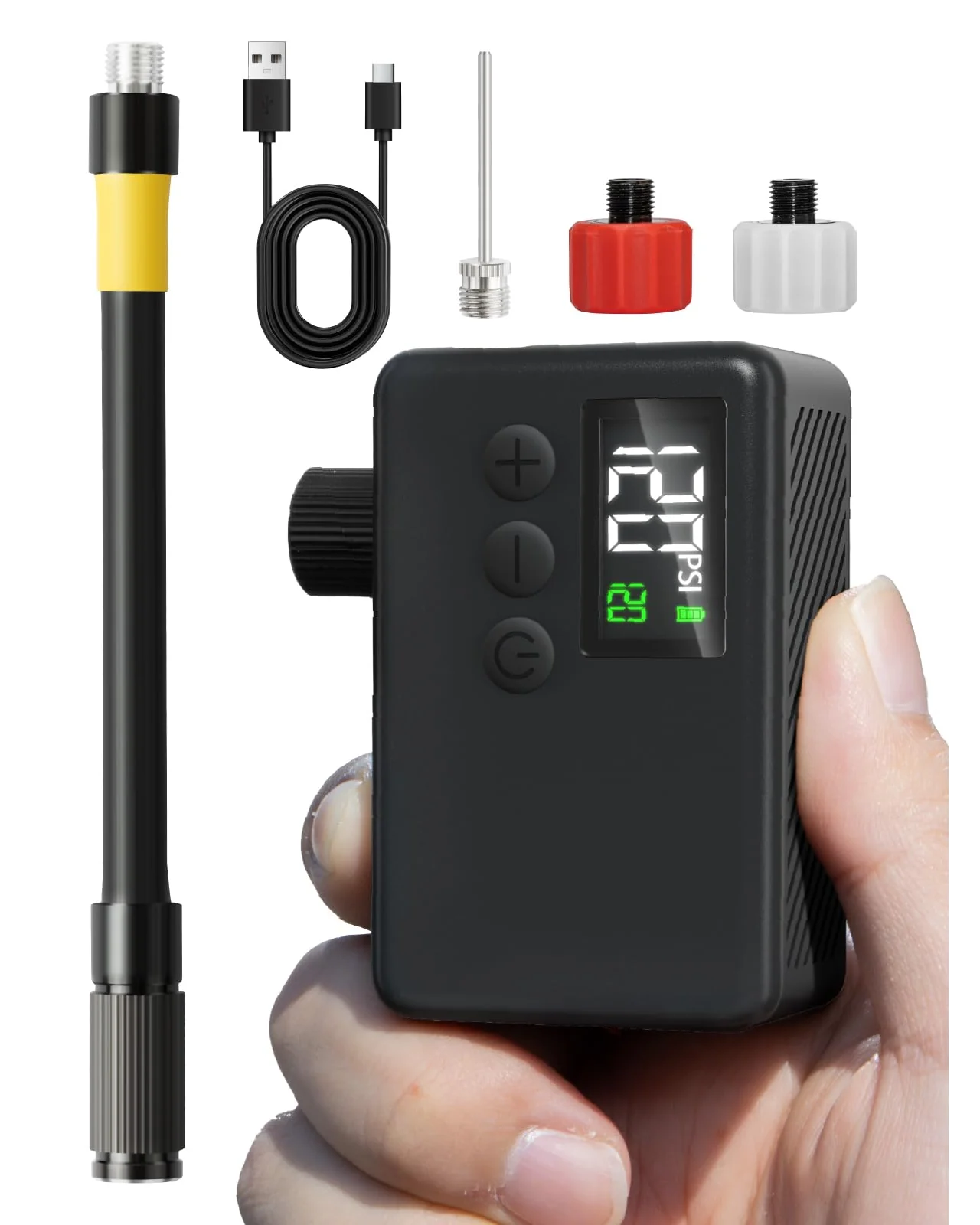 GPUTEK мининасос для велосипеда портативный электрический — 1
