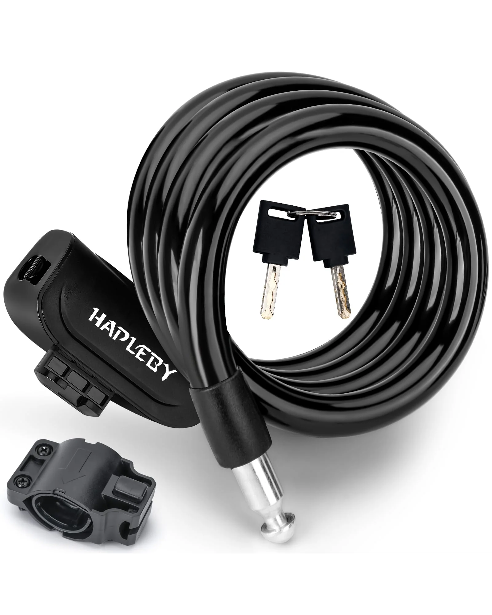 Hapleby Premium велосипедный замок — черный