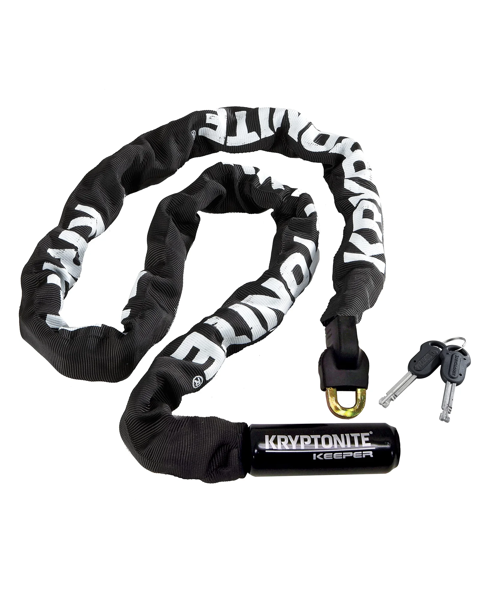 Kryptonite Keeper 712 цепной велозамок — черный