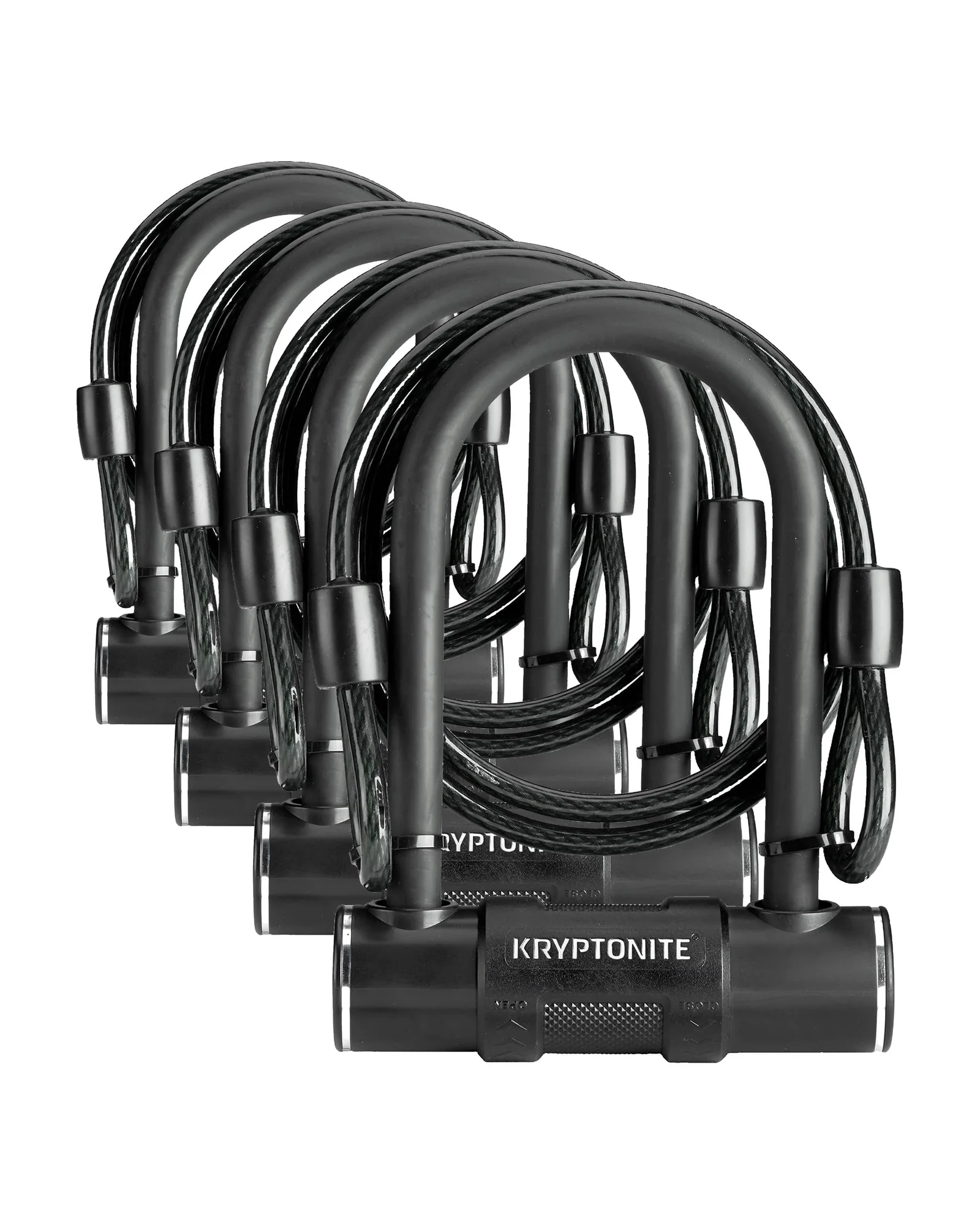 Kryptonite Bike U-Lock велозамок U-образный с тросом — черный