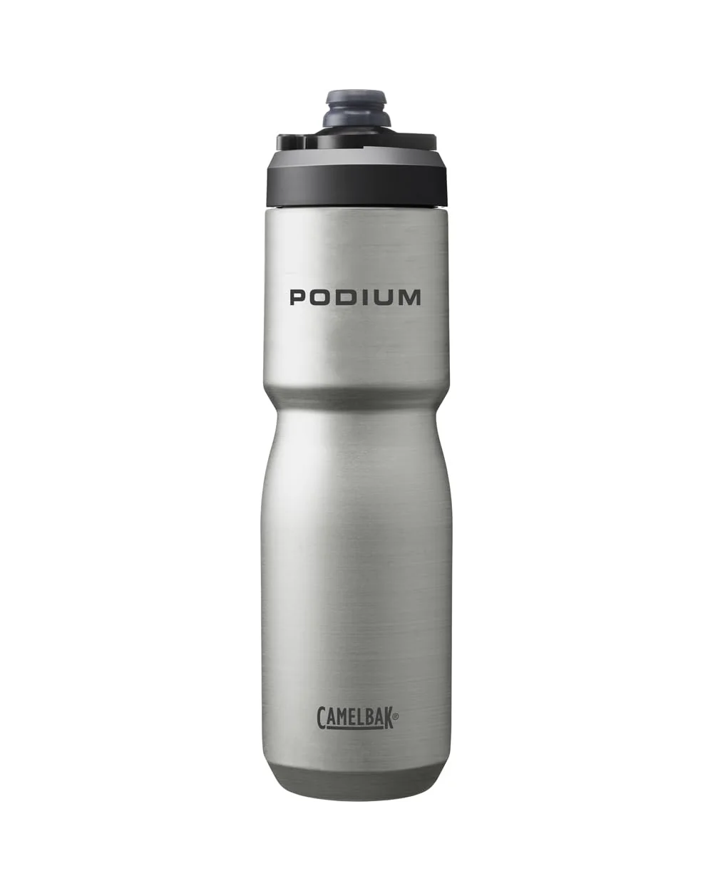 CamelBak Podium Steel, изолированная бутылка для велосипеда 22 oz — серебристый