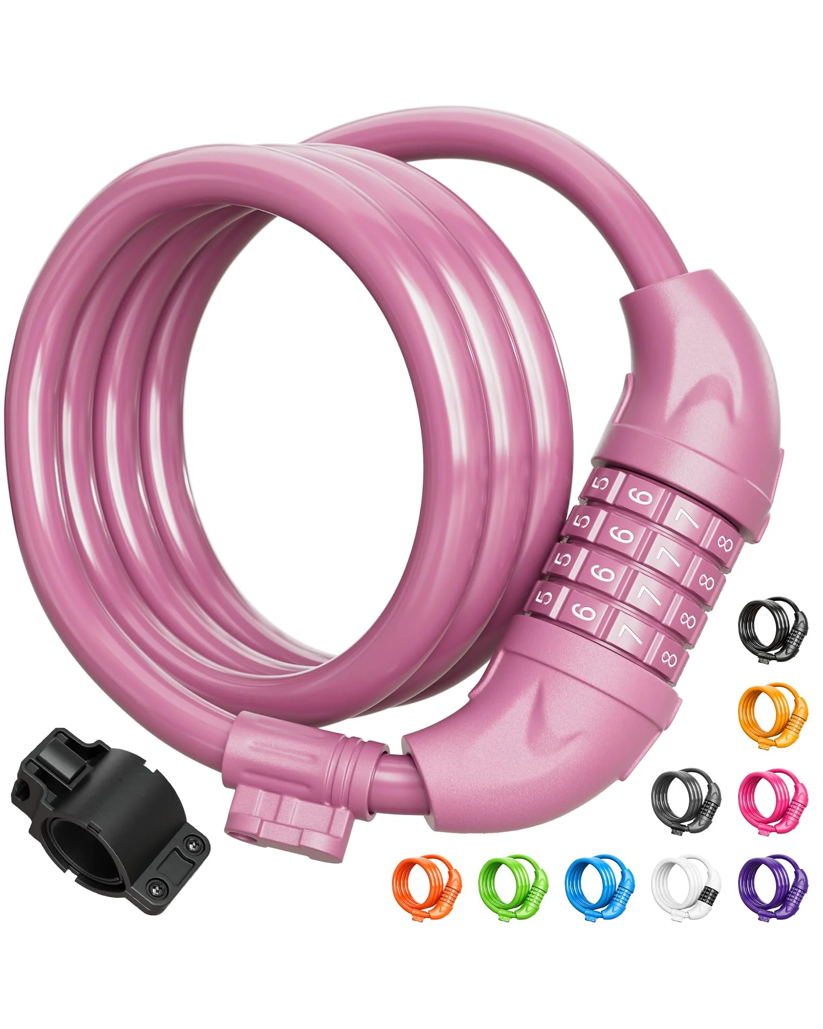 Titanker Bike Lock Cable 4ft Combination — 1