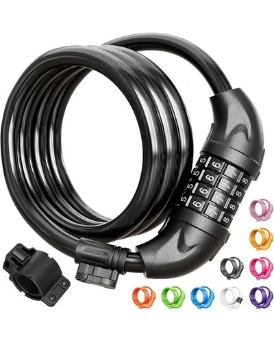 Titanker Bike Lock Cable 4ft Combination