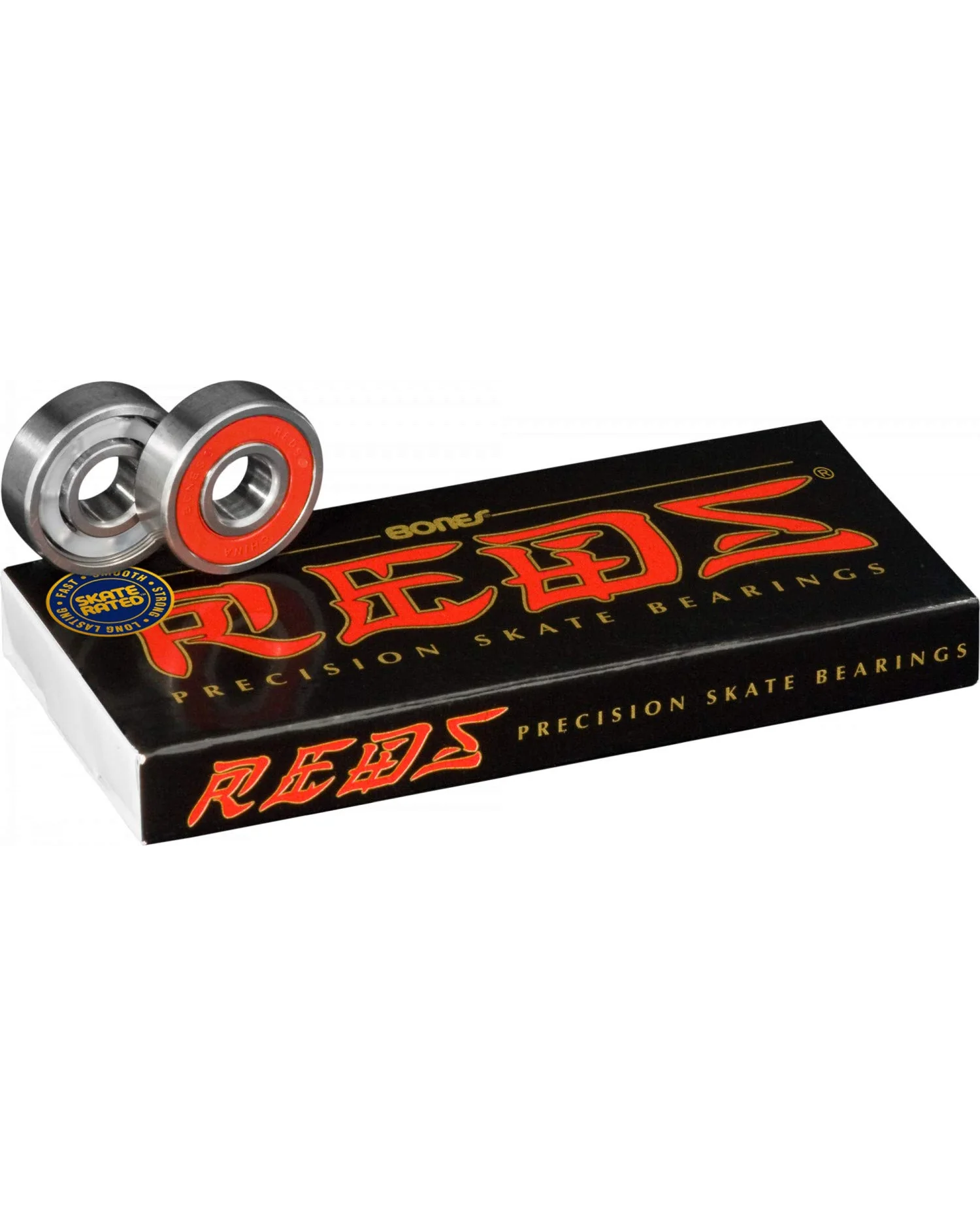 Подшипники для скейтборда Bones REDS, комплект 8 штук — 1