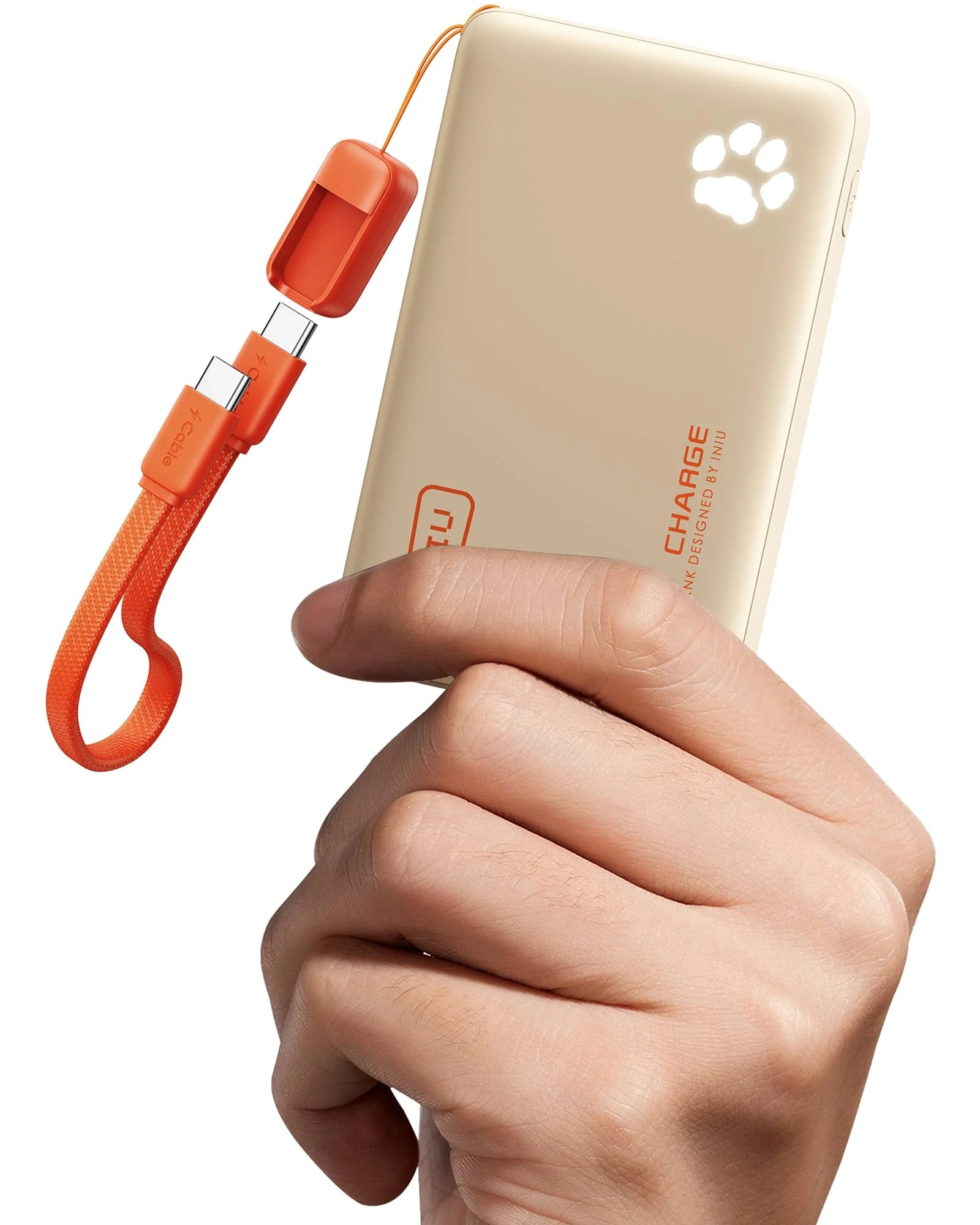 Power Bank INIU 45W 10000 mAh Бежевый — 1