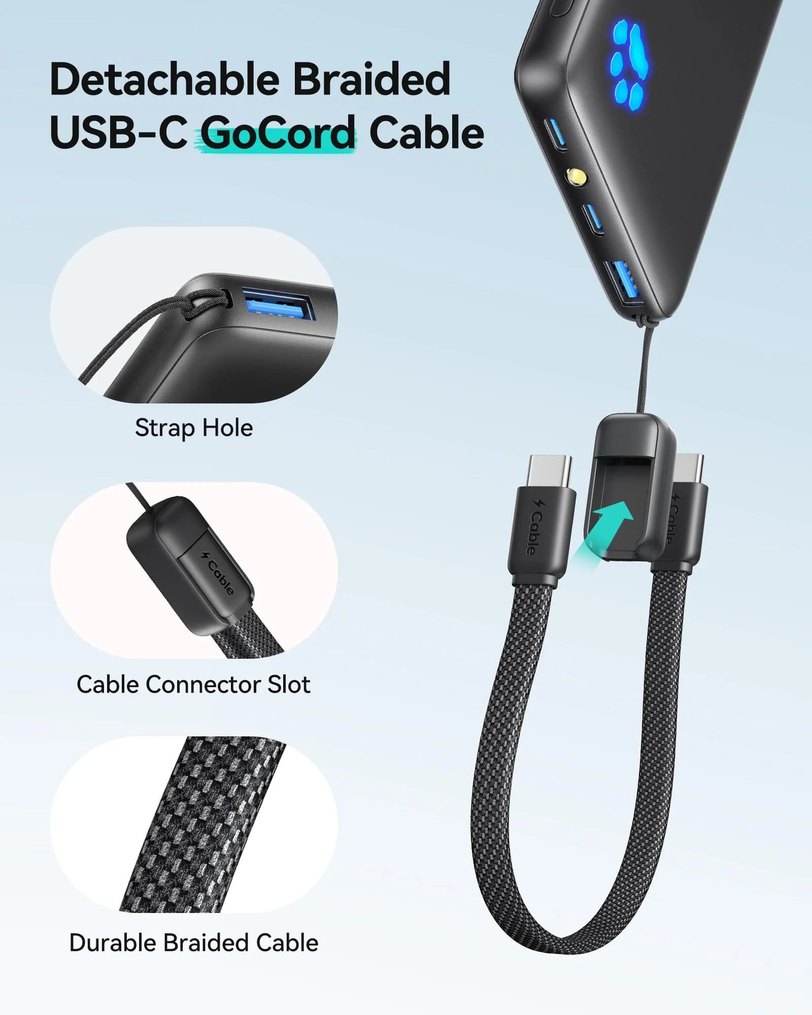 Power Bank INIU 45W 10000 mAh Бежевый — 4